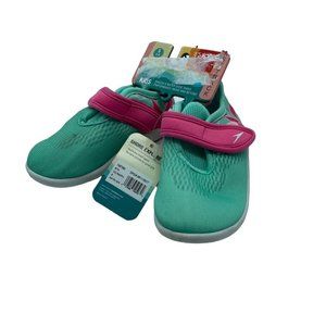 Speedo Toddler Small 5/6 Shore Explore Water Socks NEW Teal Pink Cool Pineapple